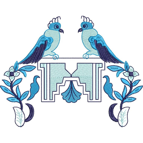 Delicate Bird Embroidery Design