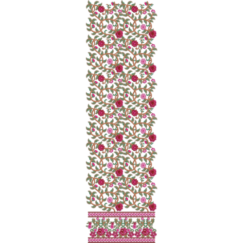 Border Daman Embroidery Design