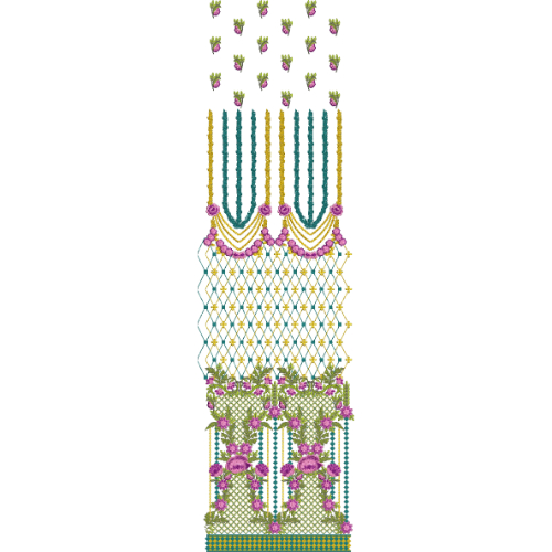 Best Border Daman Embroidery Design