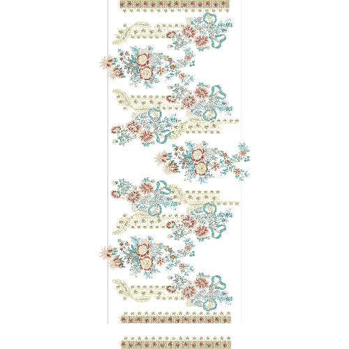 Dupatta Scarf Embroidery Design