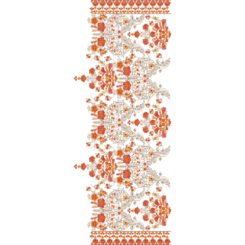 Dupatta Scarf Embroidery Design