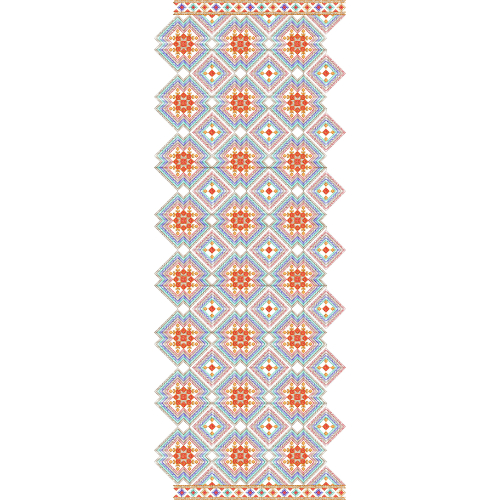 Simple Dupatta Scarf Embroidery Design