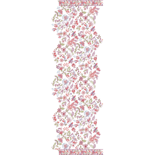 Simple Dupatta Scarf Embroidery Design