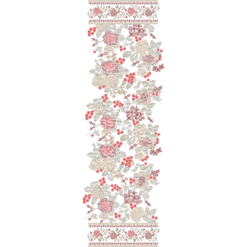 Dupatta Scarf Embroidery Design