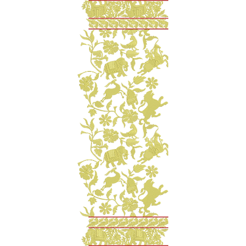 Beautiful Dupatta Scarf Embroidery Design