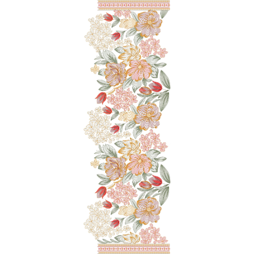 Unique Dupatta Scarf Embroidery Design