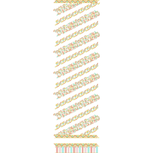 Simple Dupatta Scarf Embroidery Design