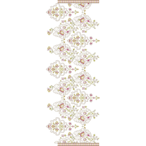 Simple Dupatta Scarf Embroidery Design