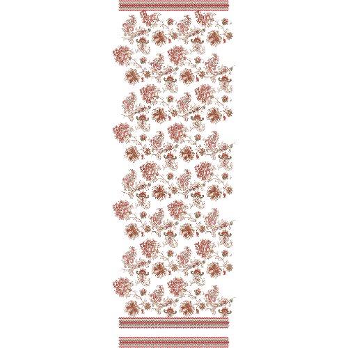 Simple Dupatta Scarf Embroidery Design