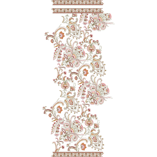 Dupatta Scarf Embroidery Design