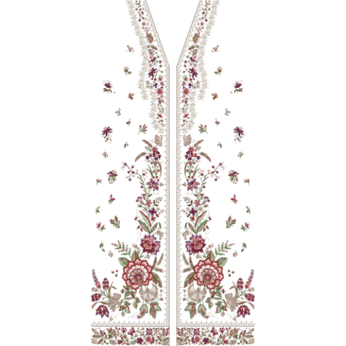 Beautiful Dress Embroidery Design