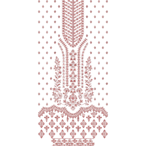 Unique dress Embroidery Design
