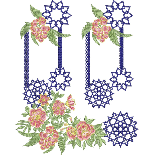 Beautiful Flower Embroidery Design