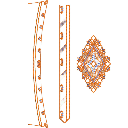 Delicate Men Embroidery Design