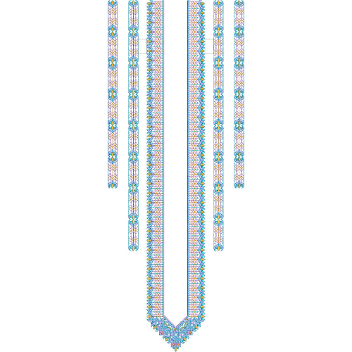 Neck Men Embroidery Design