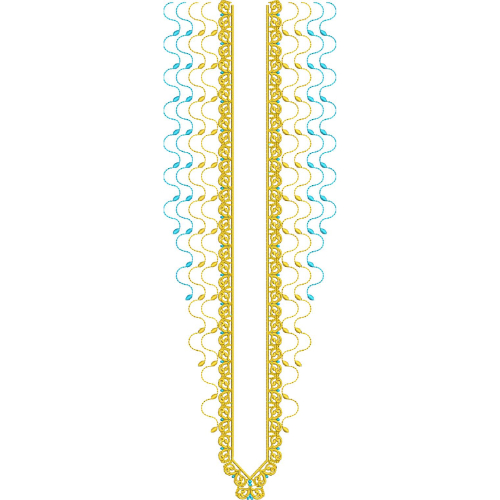 Neck Men Embroidery Design