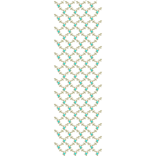 All Over Jall Flower Embroidery Design