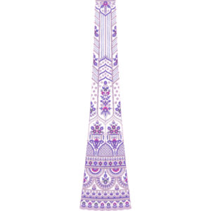 Beautiful Bridal Kali Frock Embroidery Design
