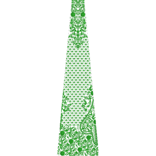Bridal Kali Frock Embroidery Design