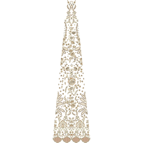 Best Bridal Kali Frock Embroidery Design