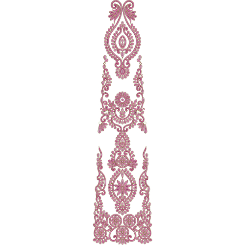 Best Bridal Kali Frock Embroidery Design