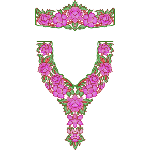 Delicate Kaftan Embroidery Design