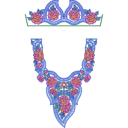 Delicate Kaftan Embroidery Design