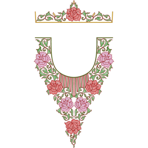 Kaftan Embroidery Design