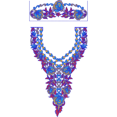 Simple Kaftan Embroidery Design