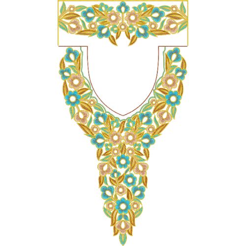 Unique Kaftan Embroidery Design