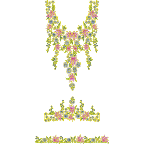 Beautiful Kaftan Embroidery Design