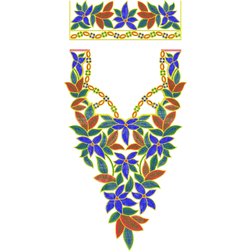 Delicate Kaftan Embroidery Design