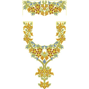 Flower Kaftan Embroidery Design