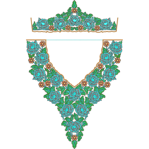 Beautiful Kaftan Embroidery Design