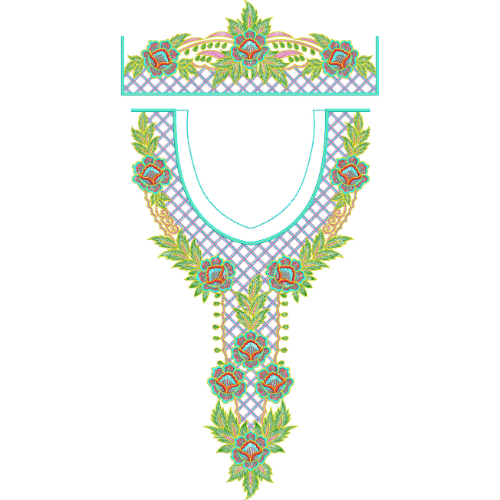 Simple Kaftan Embroidery Design