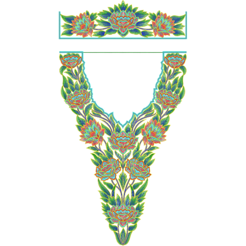 Kaftan Embroidery Design