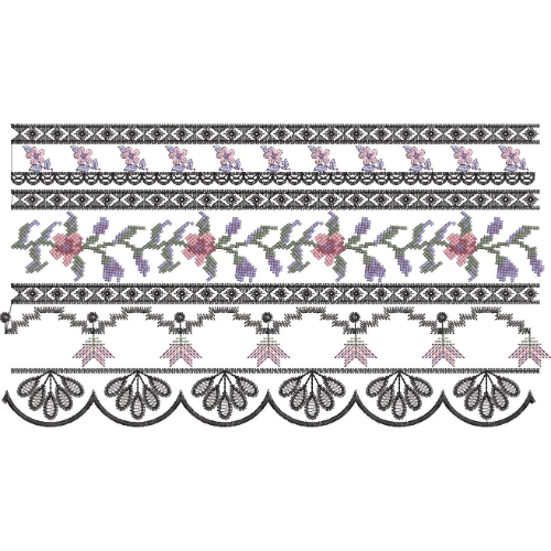 Unique Lace Embroidery Design