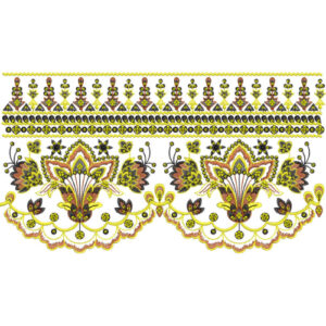 Lace Flower Embroidery Design