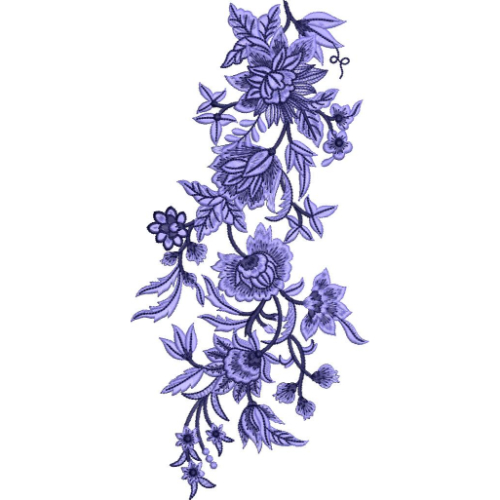 Flower Kurta Embroidery Design