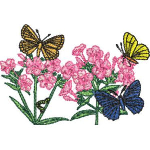 Beautiful Butterfly Embroidery Design