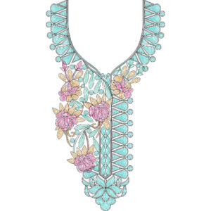 Neckline Chain Stitch Ari Embroidery Design