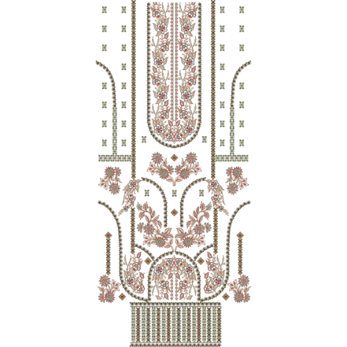 Unique dress Embroidery Design