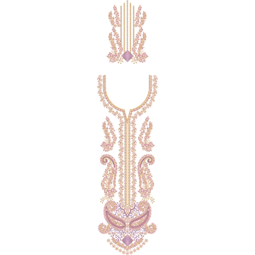 Kaftan Floral Embroidery Design