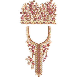 Flower Kaftan Embroidery Design