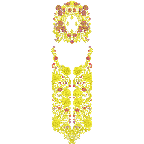 Kaftan Kurta Embroidery Design