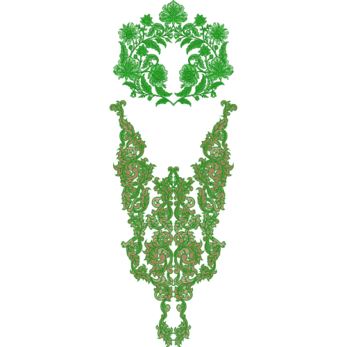 Simple Kaftan Embroidery Design
