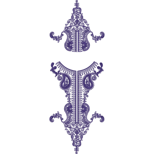 Delicate Kaftan Embroidery Design