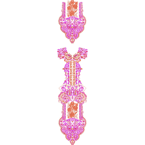 Unique Kaftan Embroidery Design