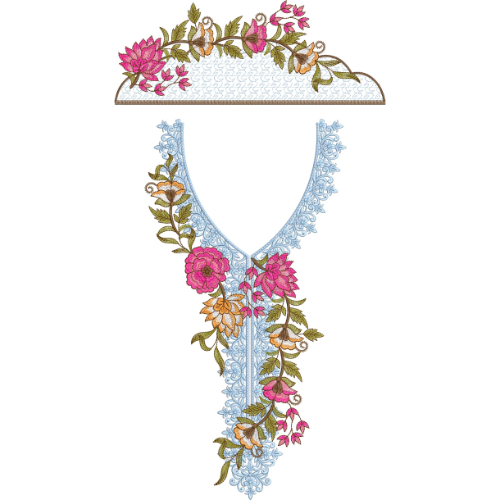 Kaftan Embroidery Design