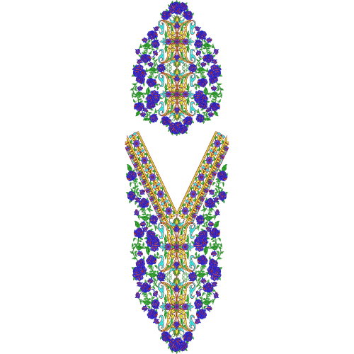 Beautiful Kaftan Embroidery Design